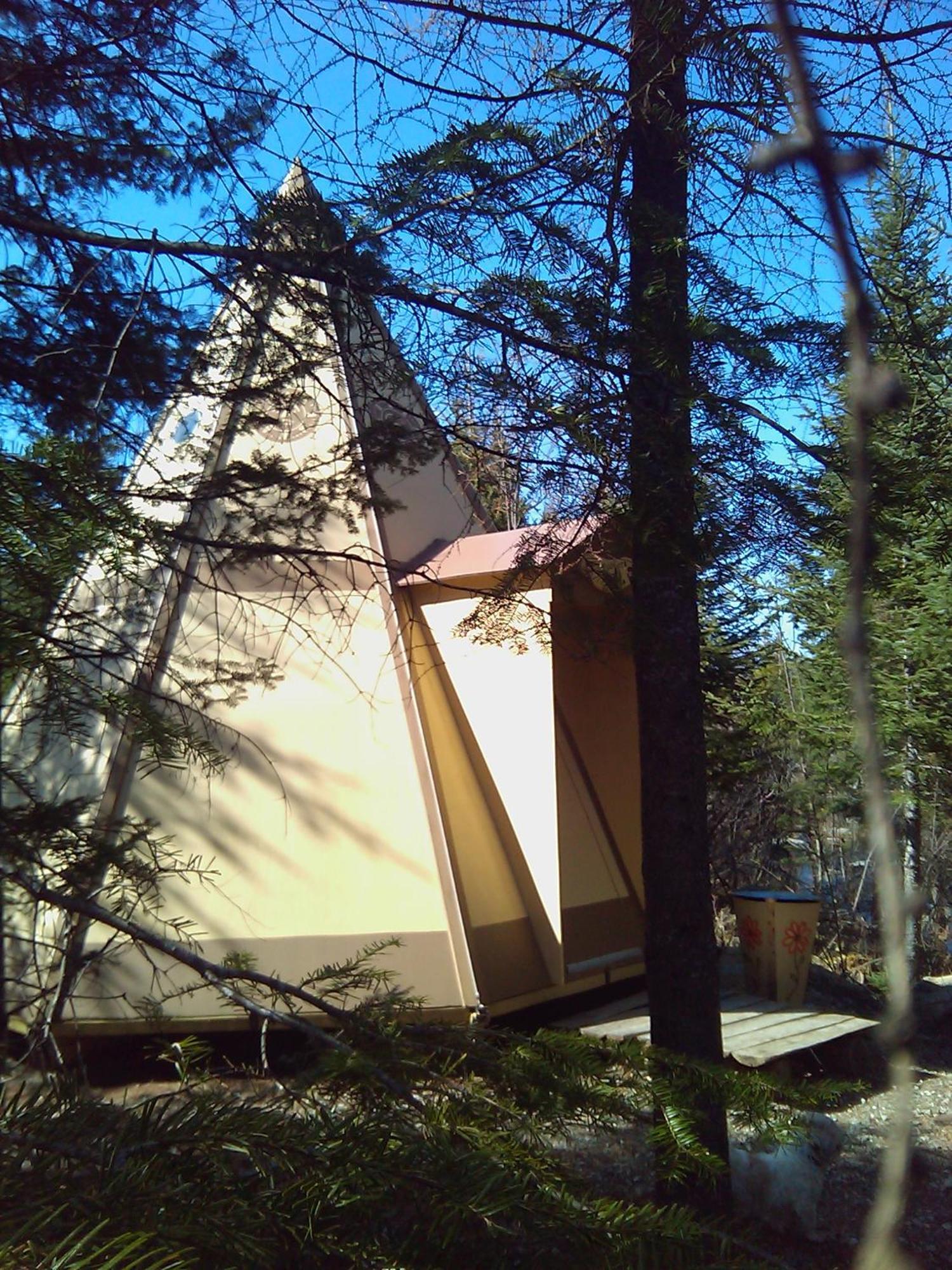 Aux Tipis De La Riviere Sauvage Villa Saint Romain Ngoại thất bức ảnh